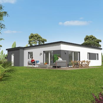 Maison plain pied contemporaine: MC19