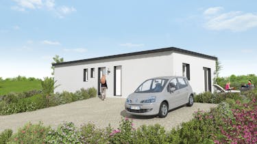 Maison plain pied contemporaine: MC22