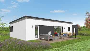 Maison plain pied contemporaine: MC23