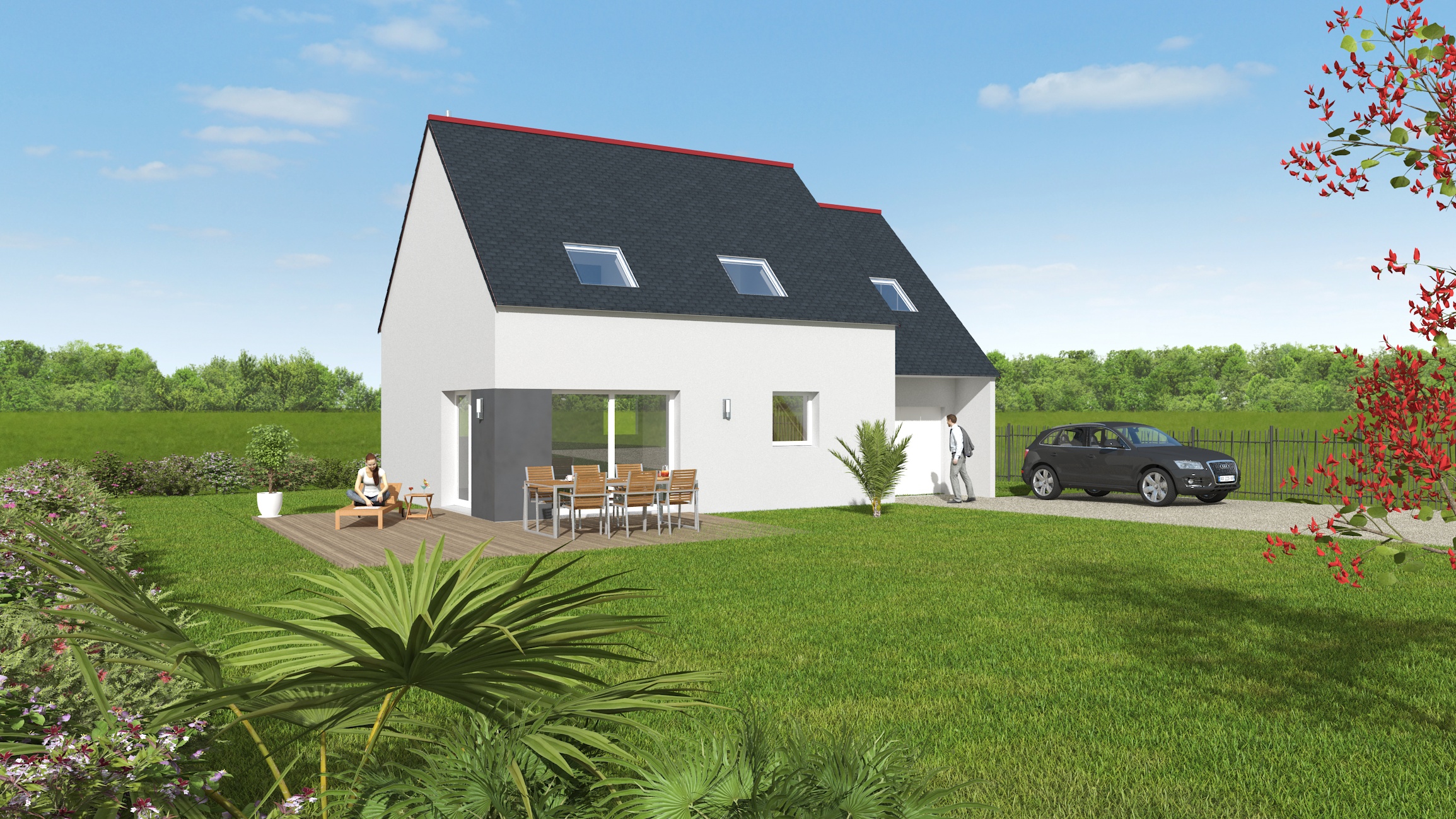 Maison à étage traditionnel: MT02