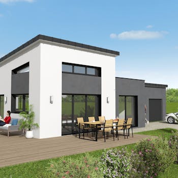 Maison plain pied contemporaine: MC14