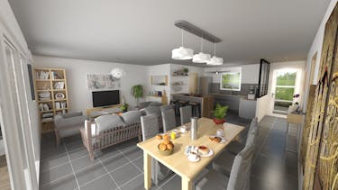 Maison plain pied traditionnelle: MT25