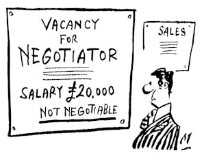Negotiating the Offer