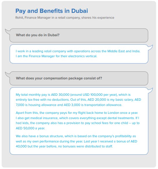 Pay and Benefits in Dubai