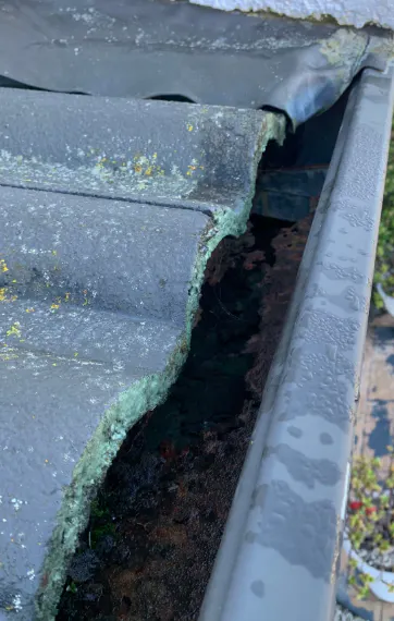 Internal gutter