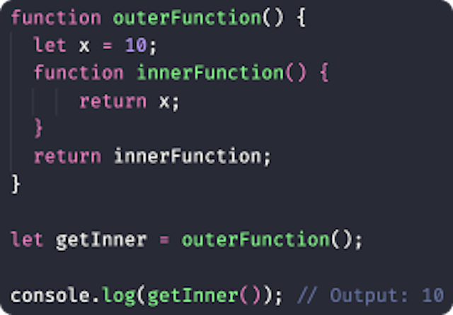 Lexical Scope in Javascript - Closure