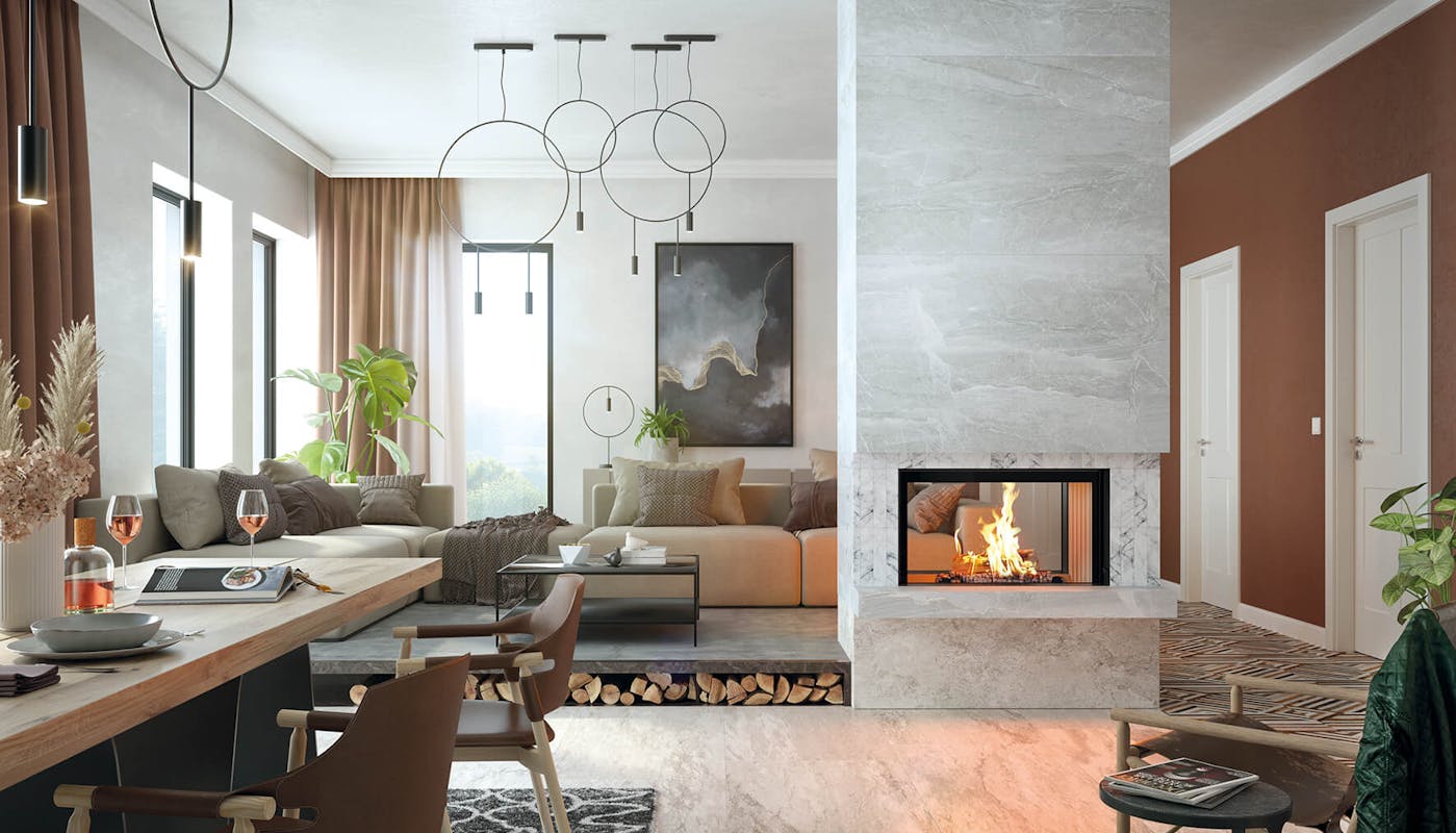 doorkijkhaard of tunnelhaard