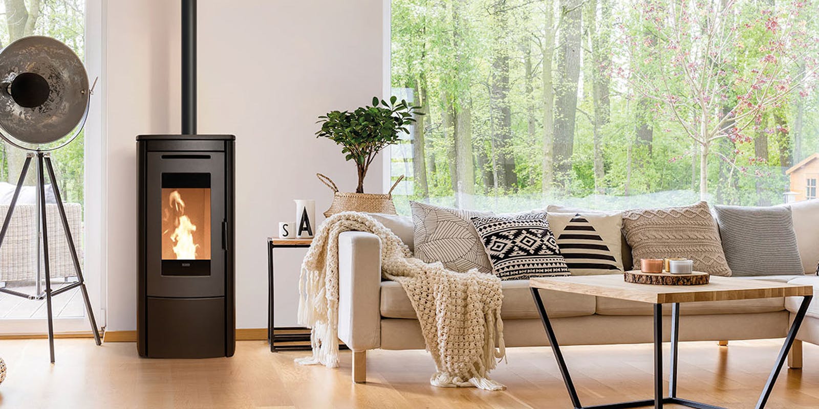 Klover pelletkachel veilig