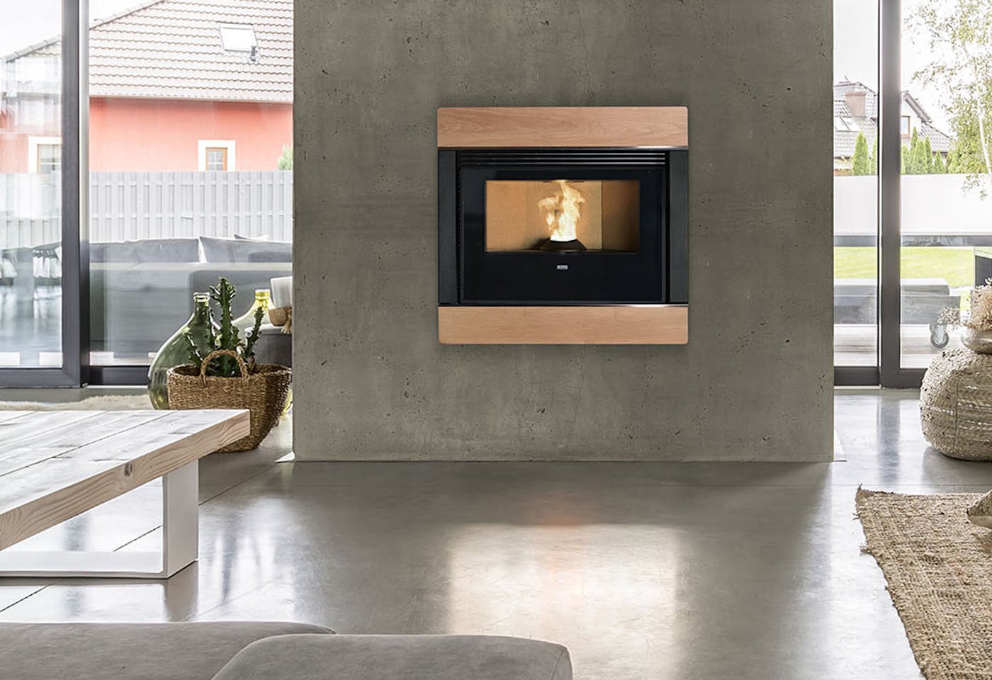 Eenvoudig in gebruik pelletkachel