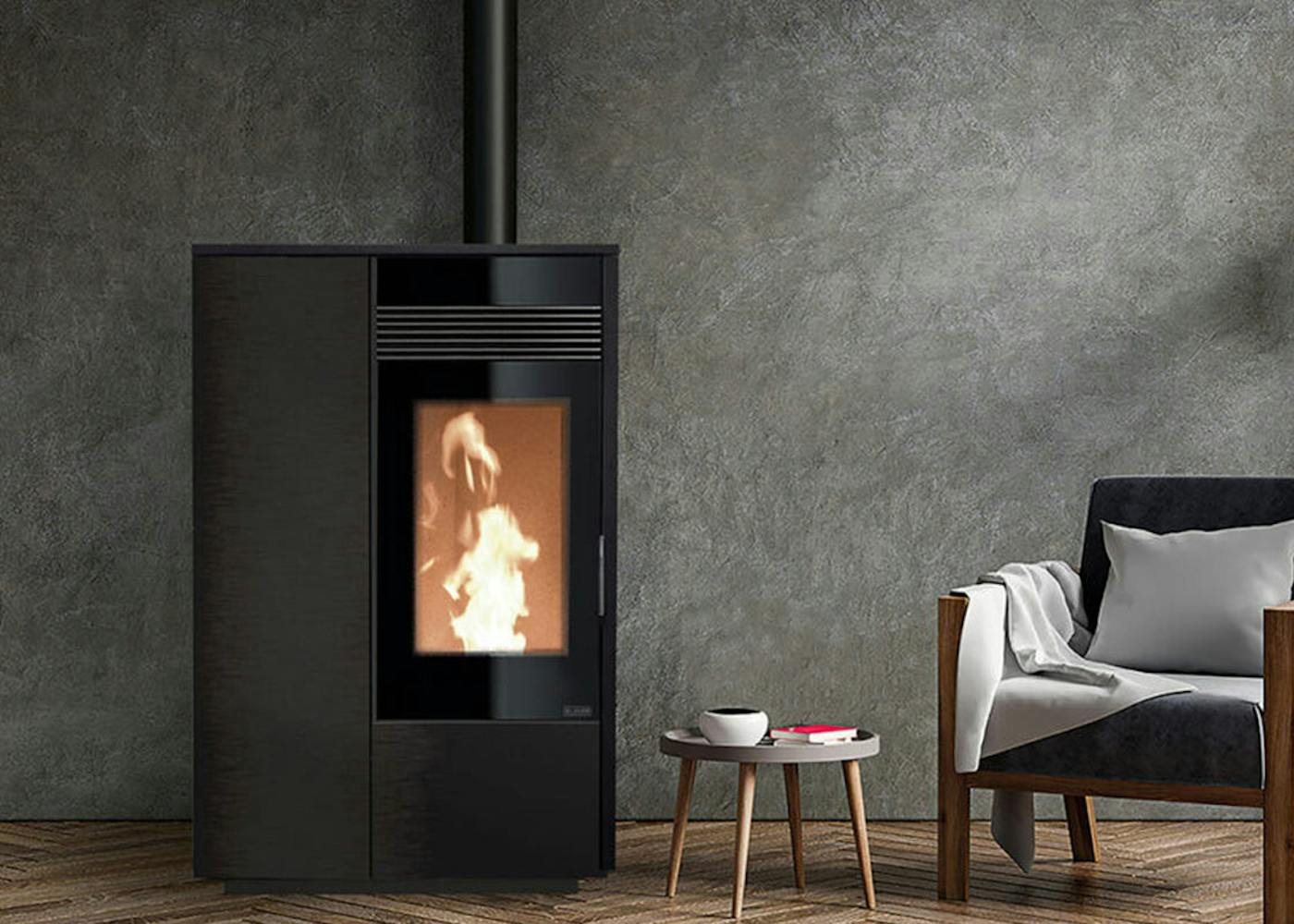 pelletkachel versus gas