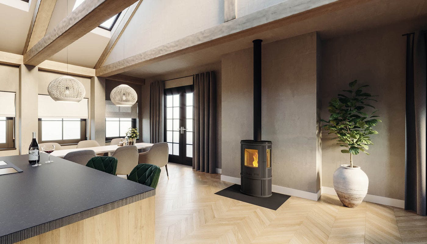 optimaal genieten van de warmte van een pelletkachel