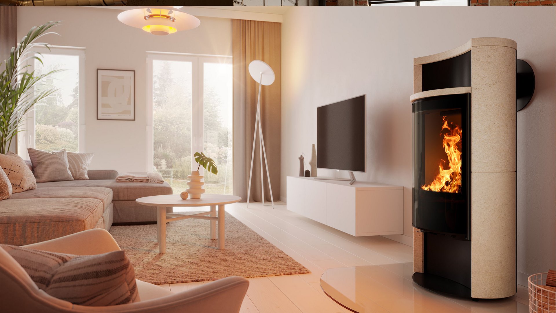 Spartherm houtkachel achteraansluiting