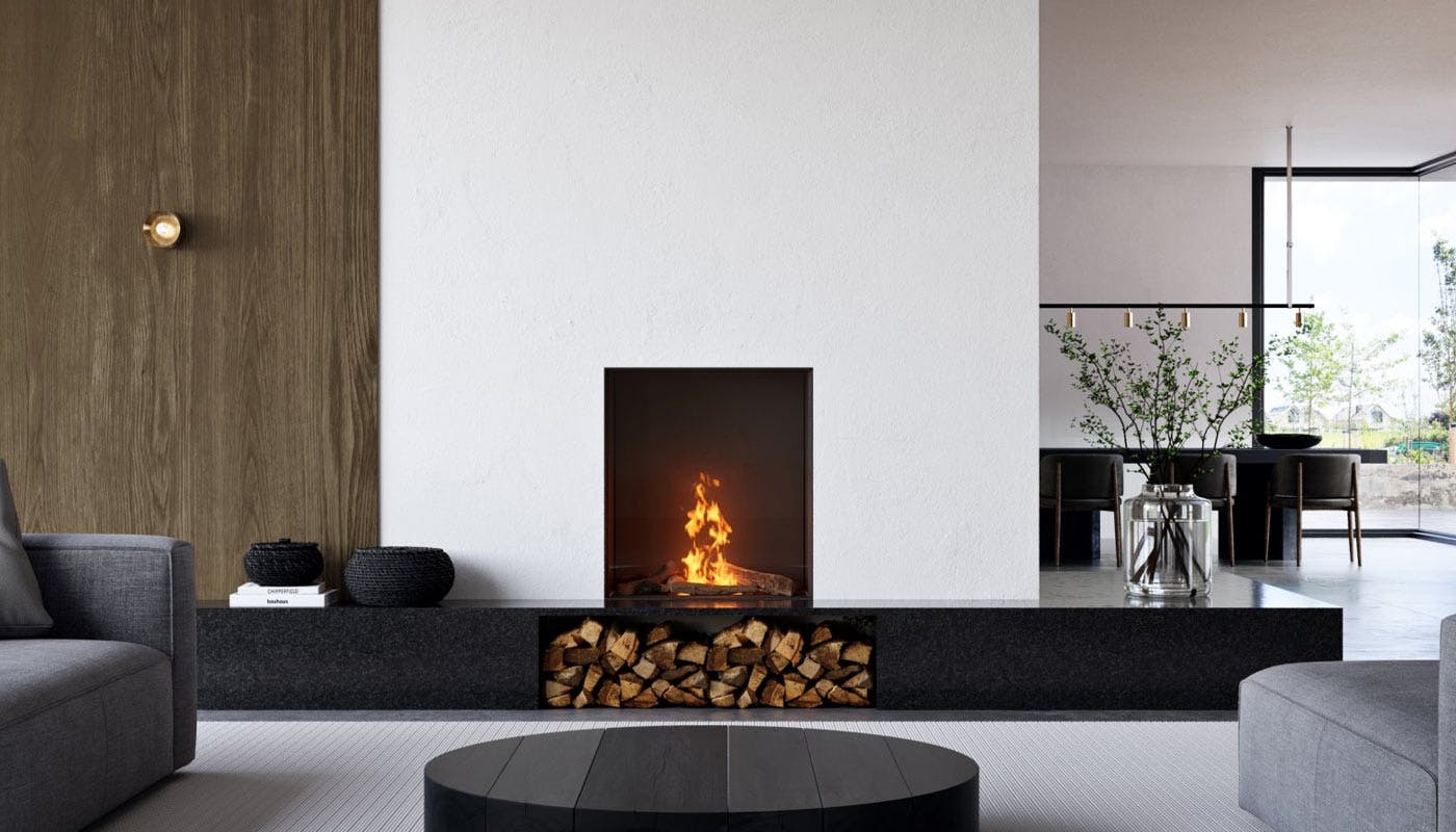 Inbouw bio-ethanol haard