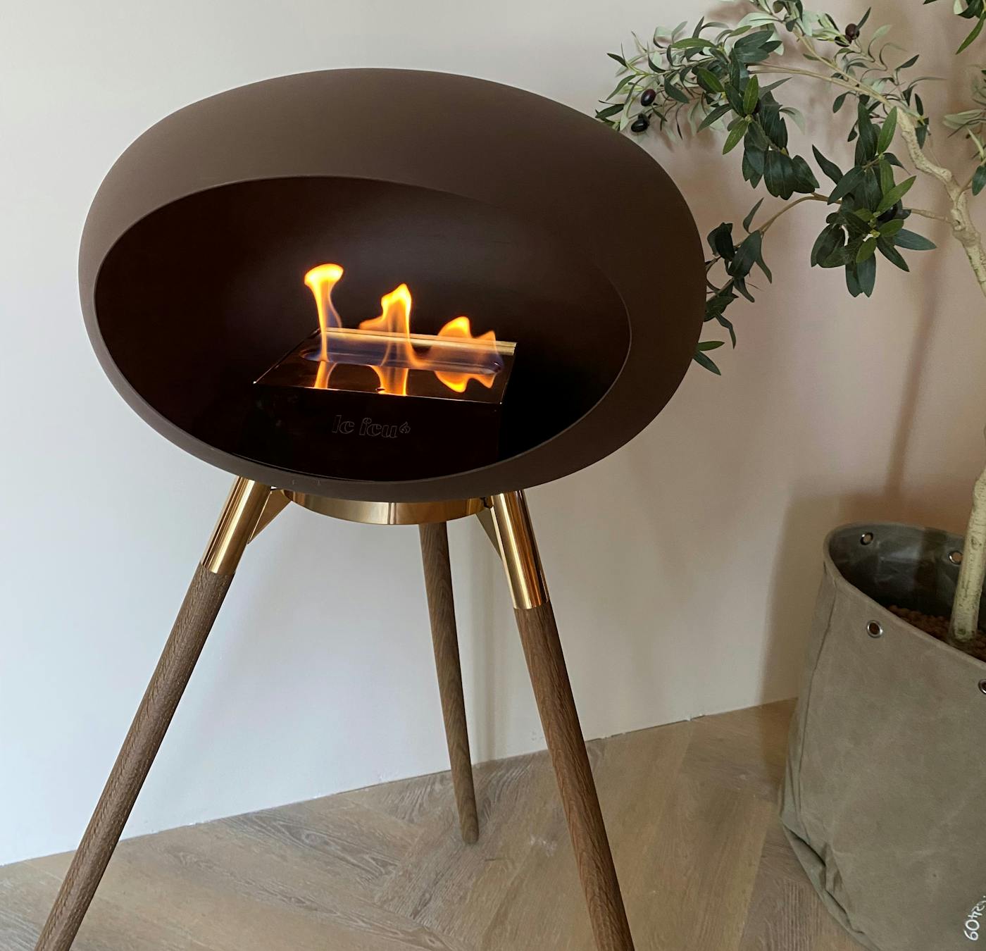 werking van bio-ethanol haard