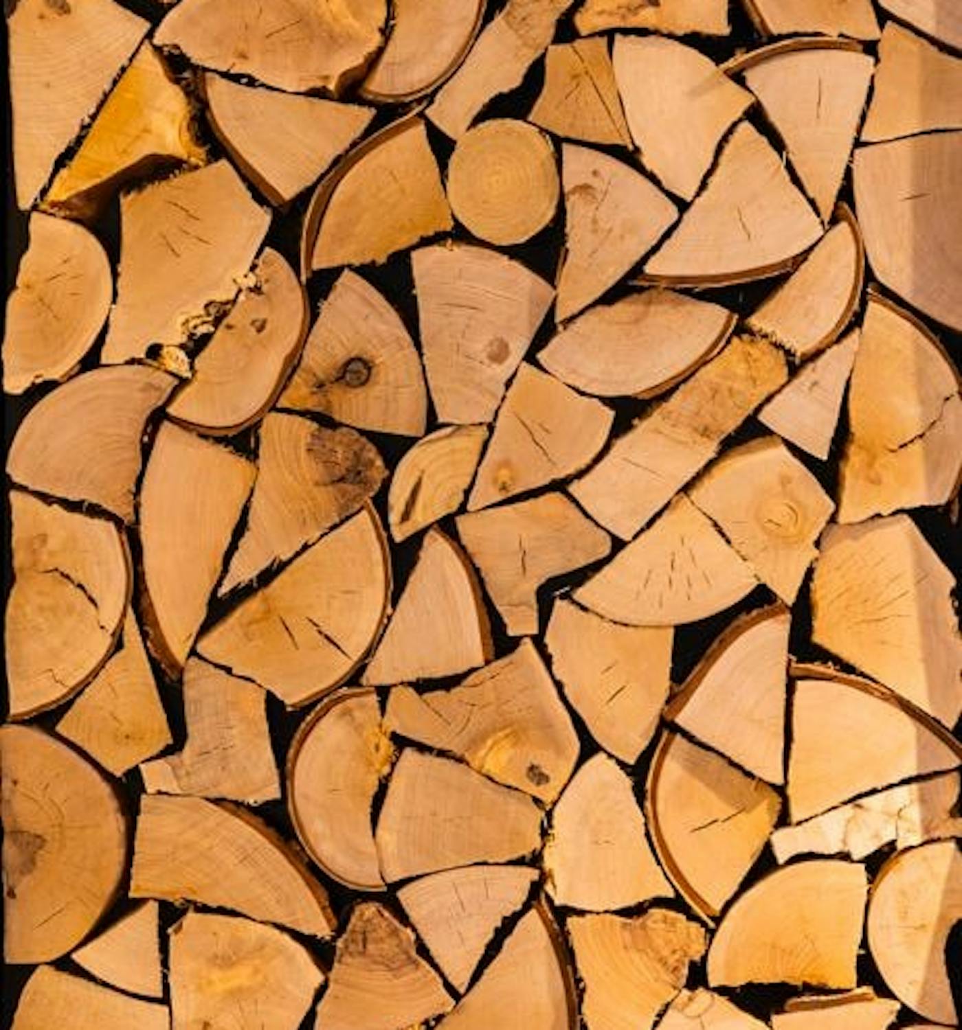 stoken met droog hout