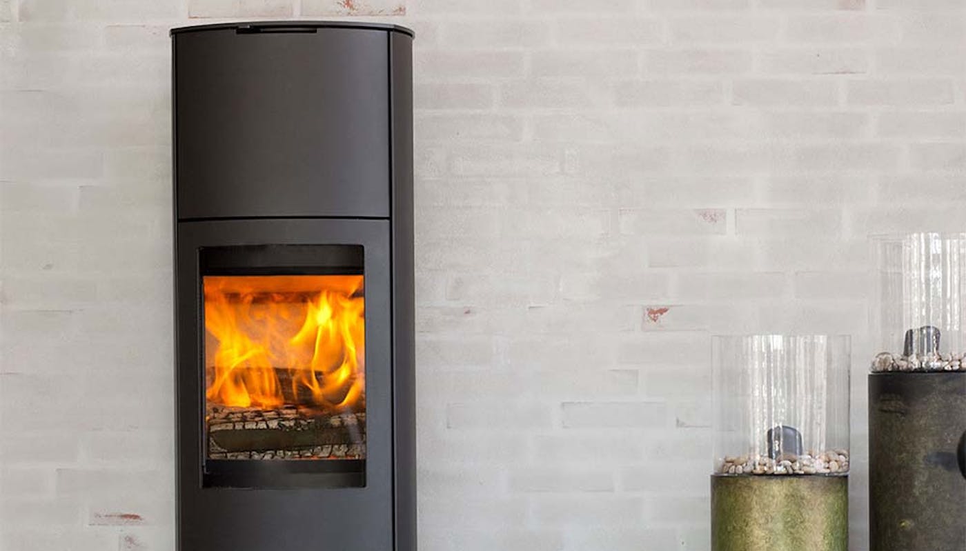 warmte van een houtkachel