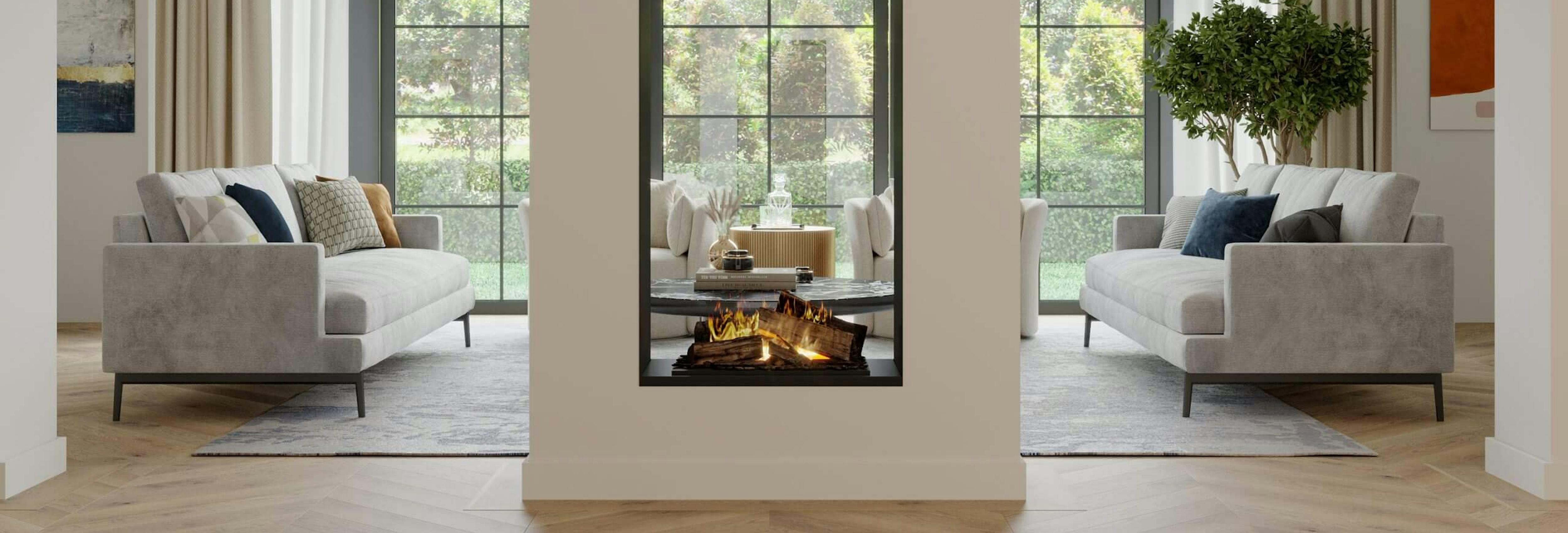 doorkijkhaard als eyecatcher