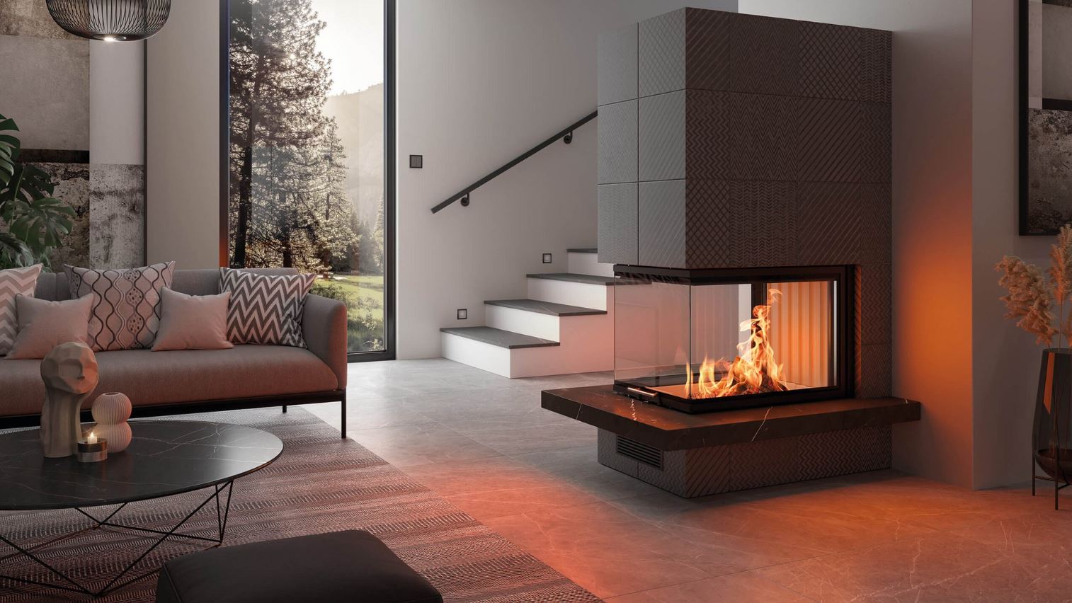 Populaire stijlen van haardombouw