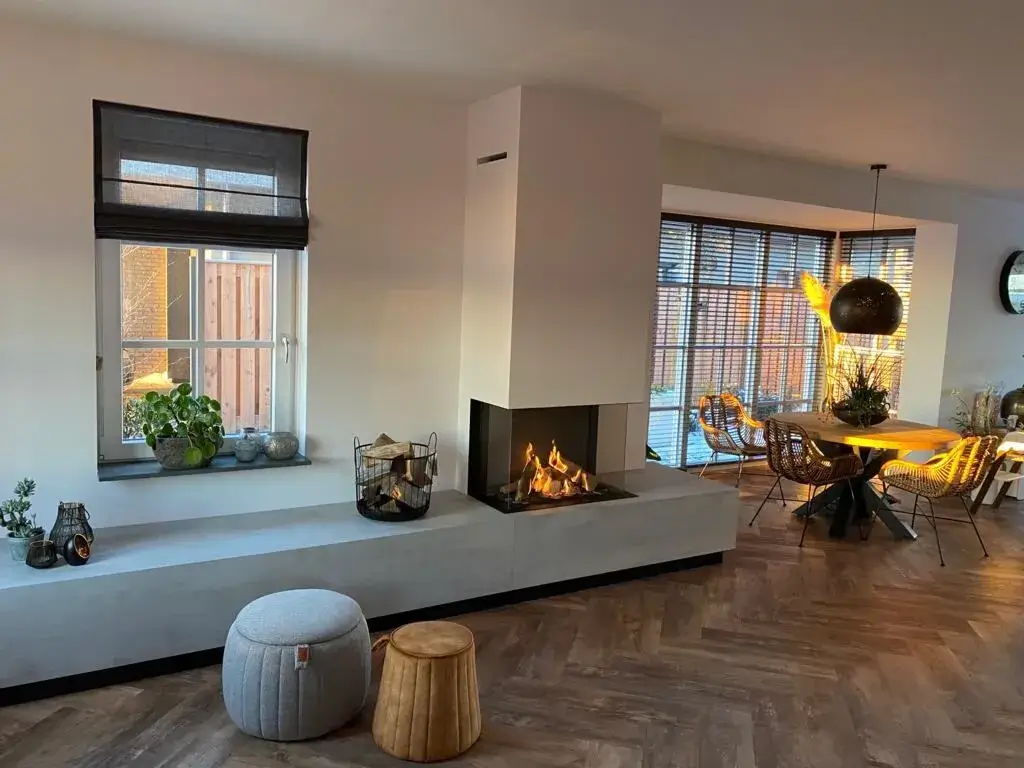 materialen voor een haardplateau