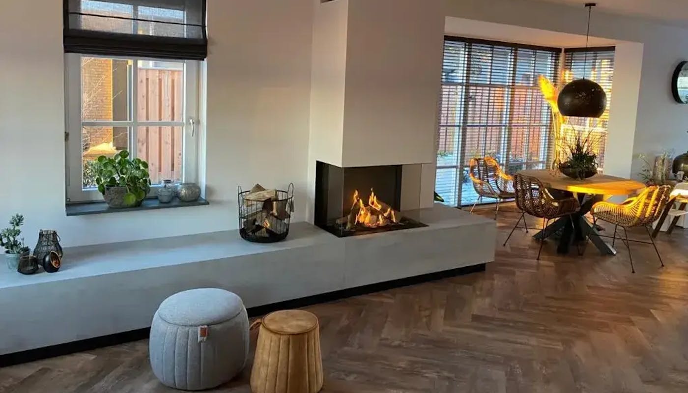 materialen voor een haardplateau