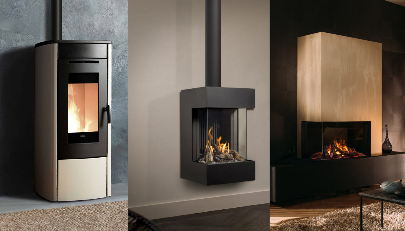 rendement pelletkachels, gashaarden, elektrische haarden