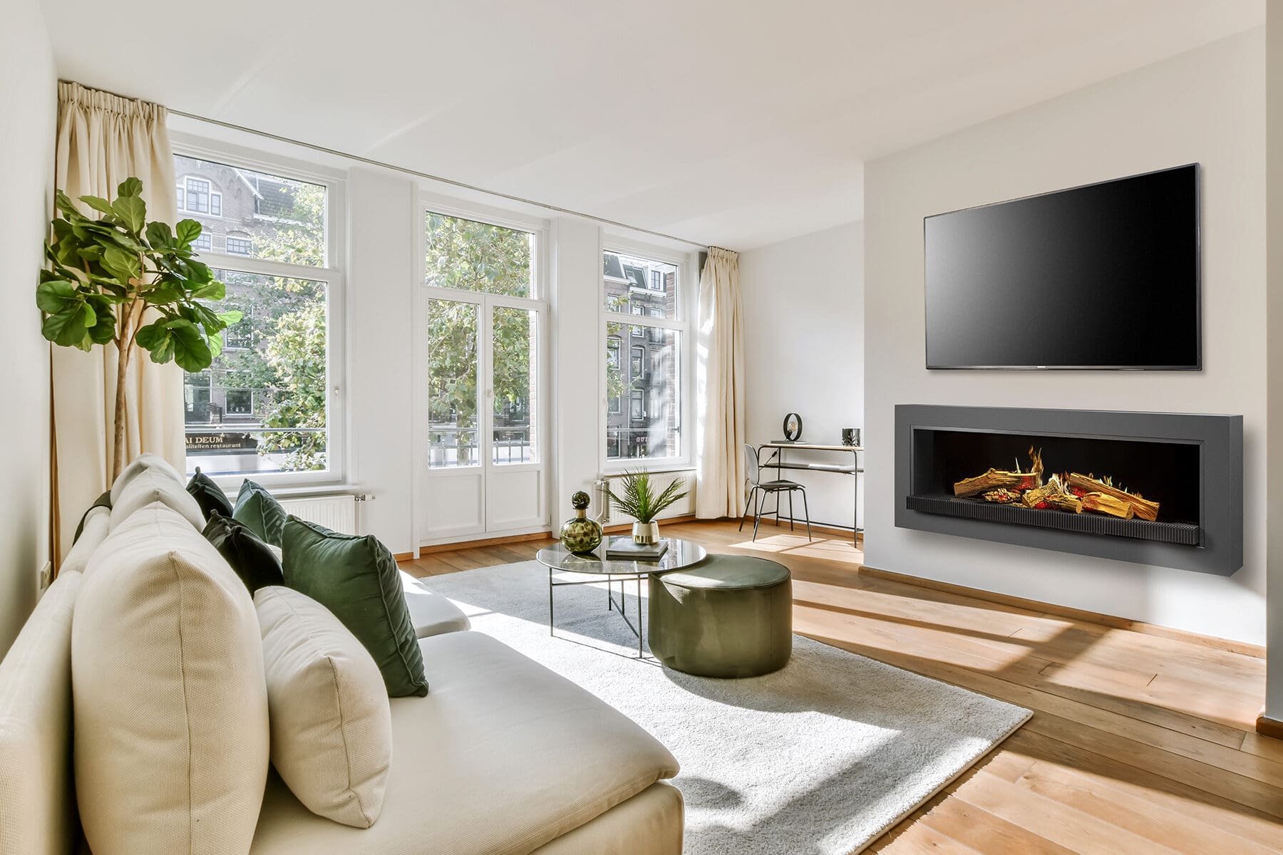 Wat is een led sfeerhaard