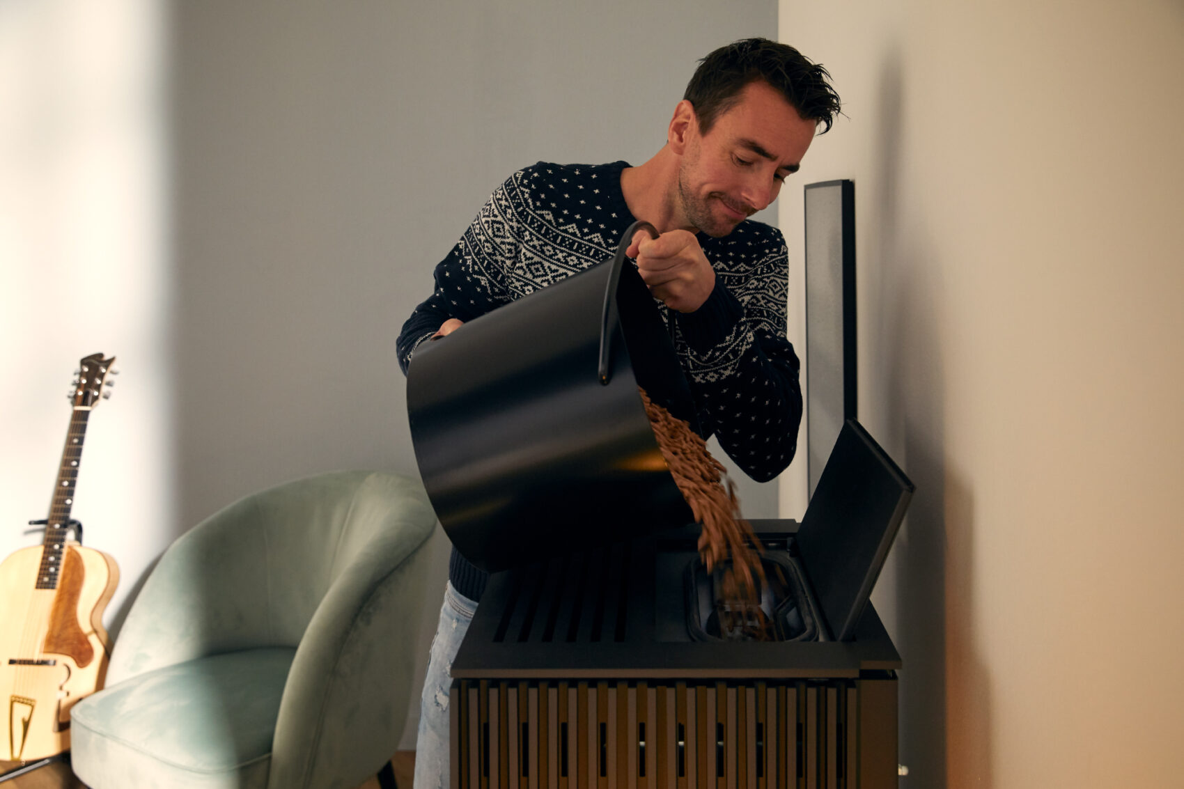 pelletkachel 5 stappen