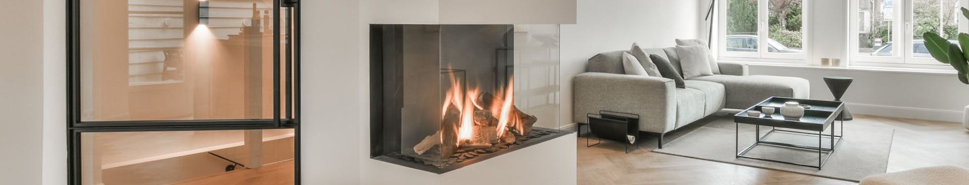 Gashaard in modern interieur