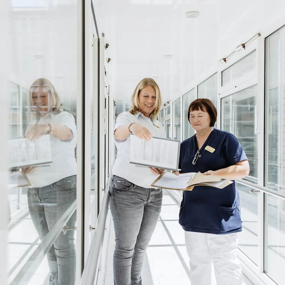 Gespräch in der Klinik