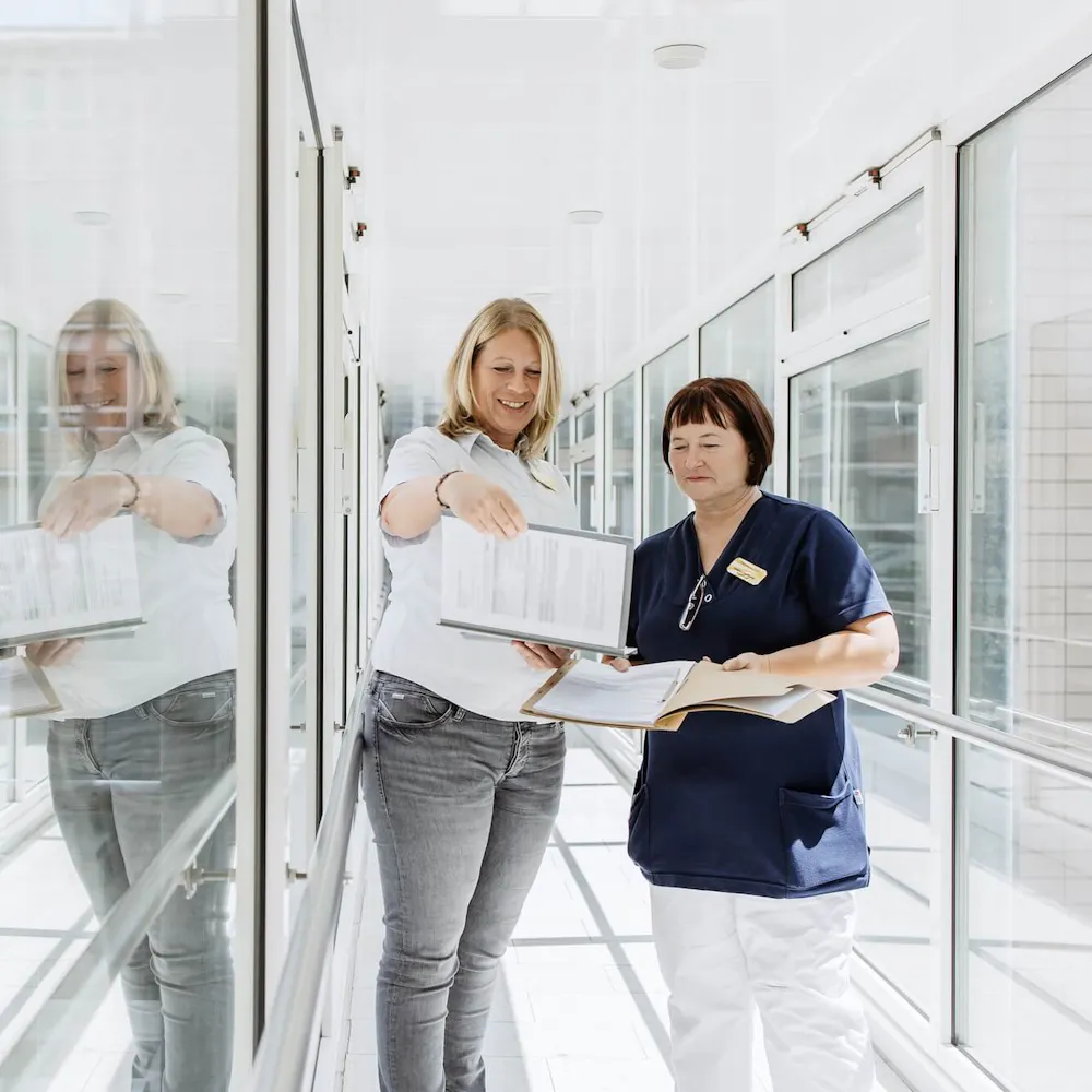 Gespräch in der Klinik