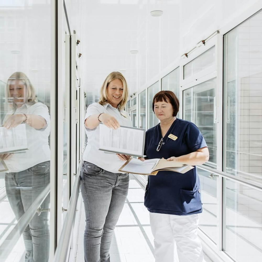 Gespräch in der Klinik