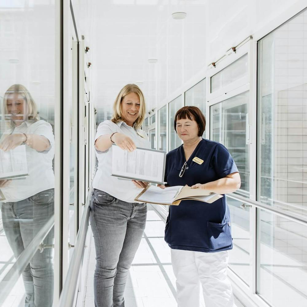 Gespräch in der Klinik