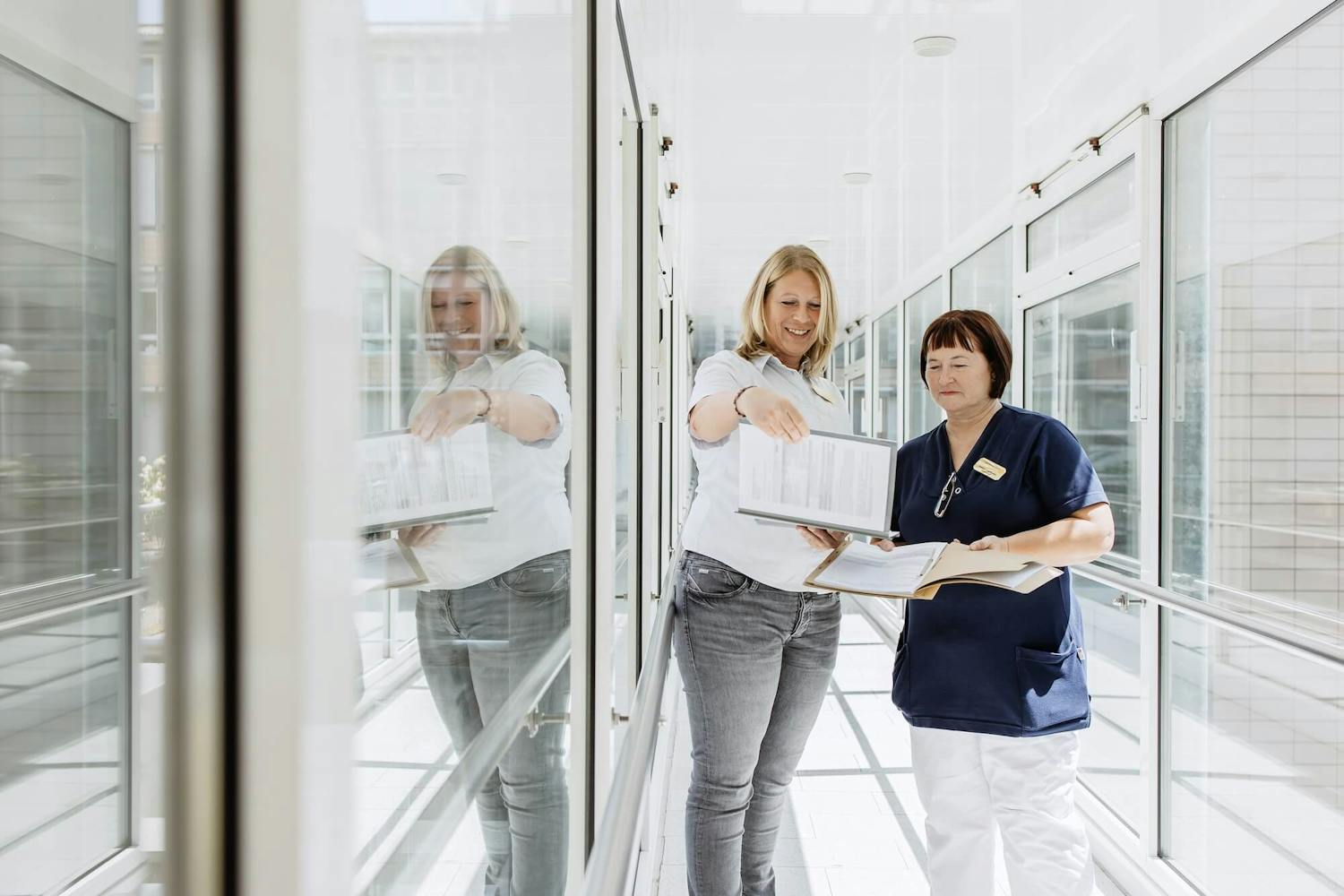 Gespräch in der Klinik Gespräch in der Klinik