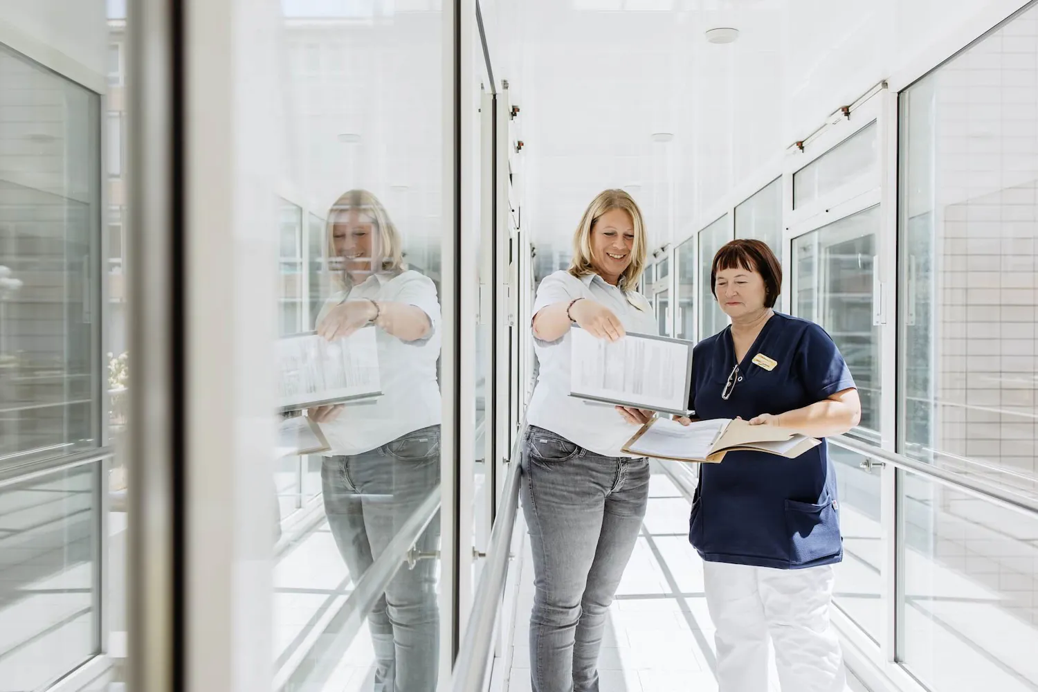 Gespräch in der Klinik Gespräch in der Klinik