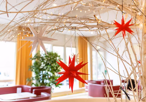 Gebastelte Weihnachtssterne