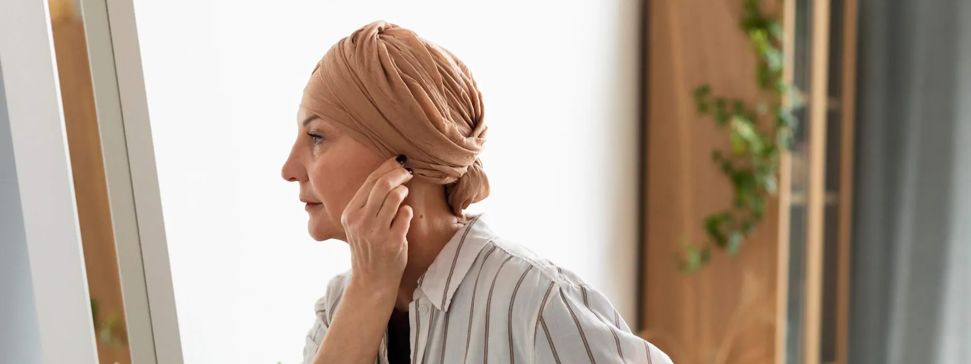 Frau mit Eierstockkrebs