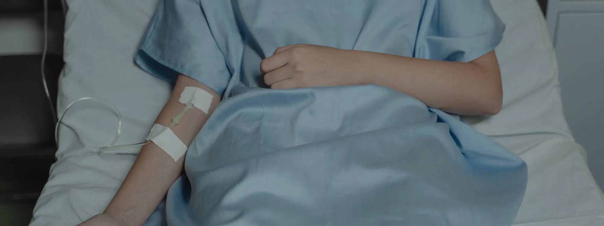 Krebspatientin im Krankenhaus