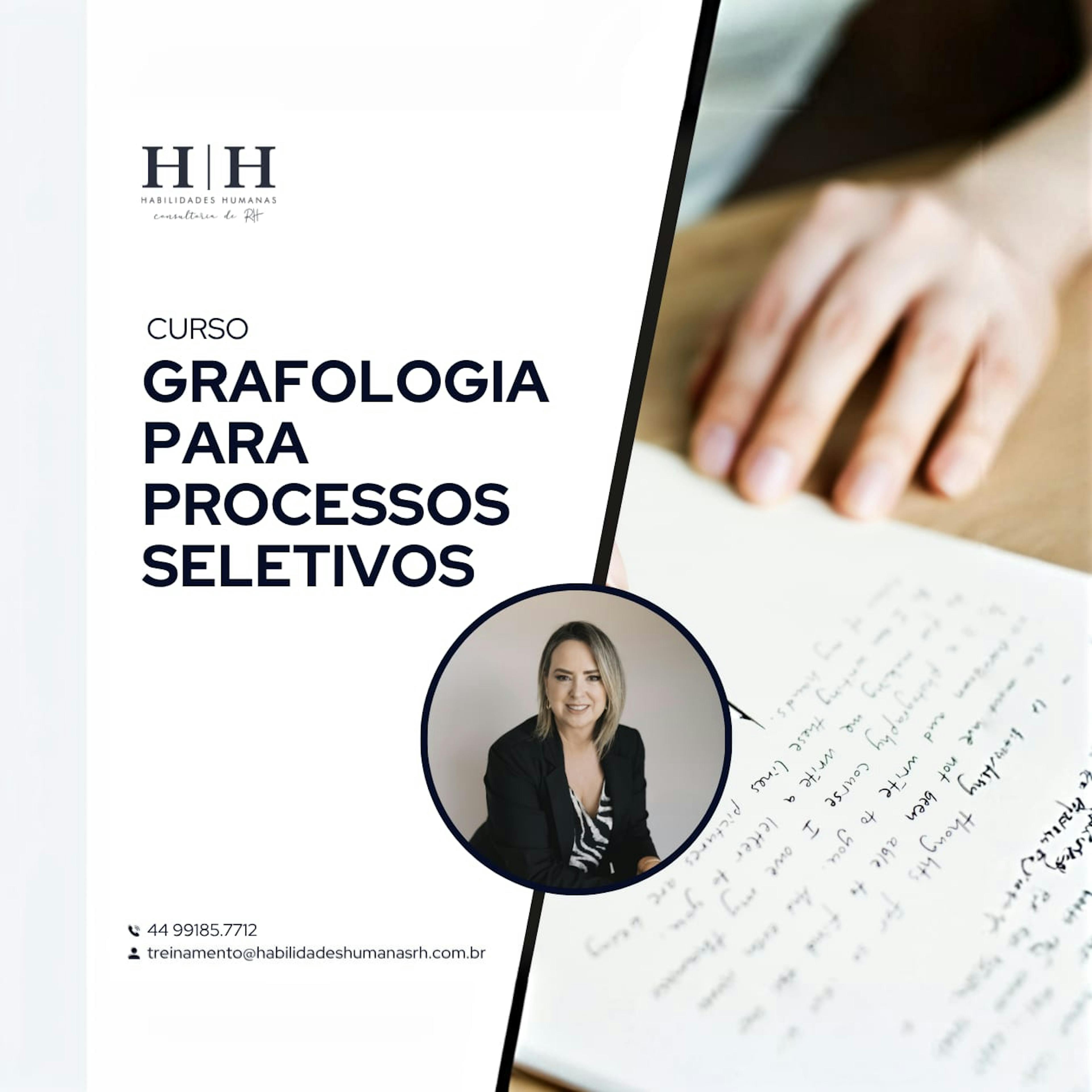 CURSO DE GRAFOLOGIA PARA PROCESSO SELETIVO
