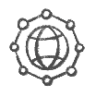 Icon of a connected earth