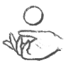 Icon of a hand receiveing a coin
