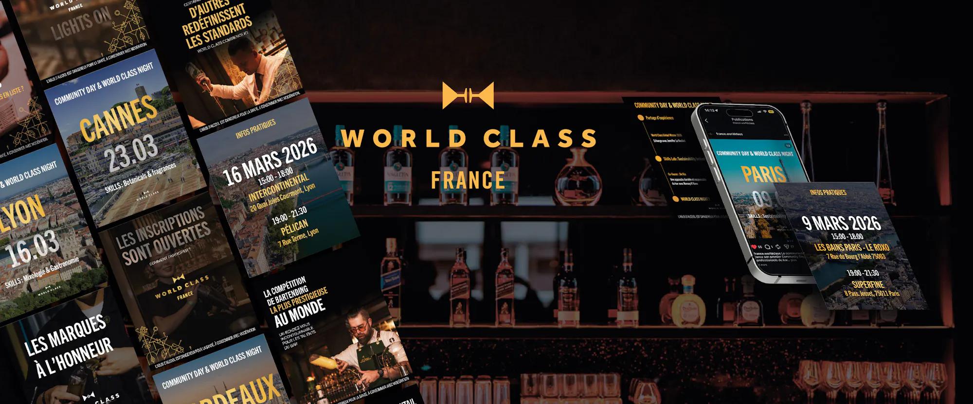 Portfolio Halloween Agency : Dispositif digital et social media pour World Class France.