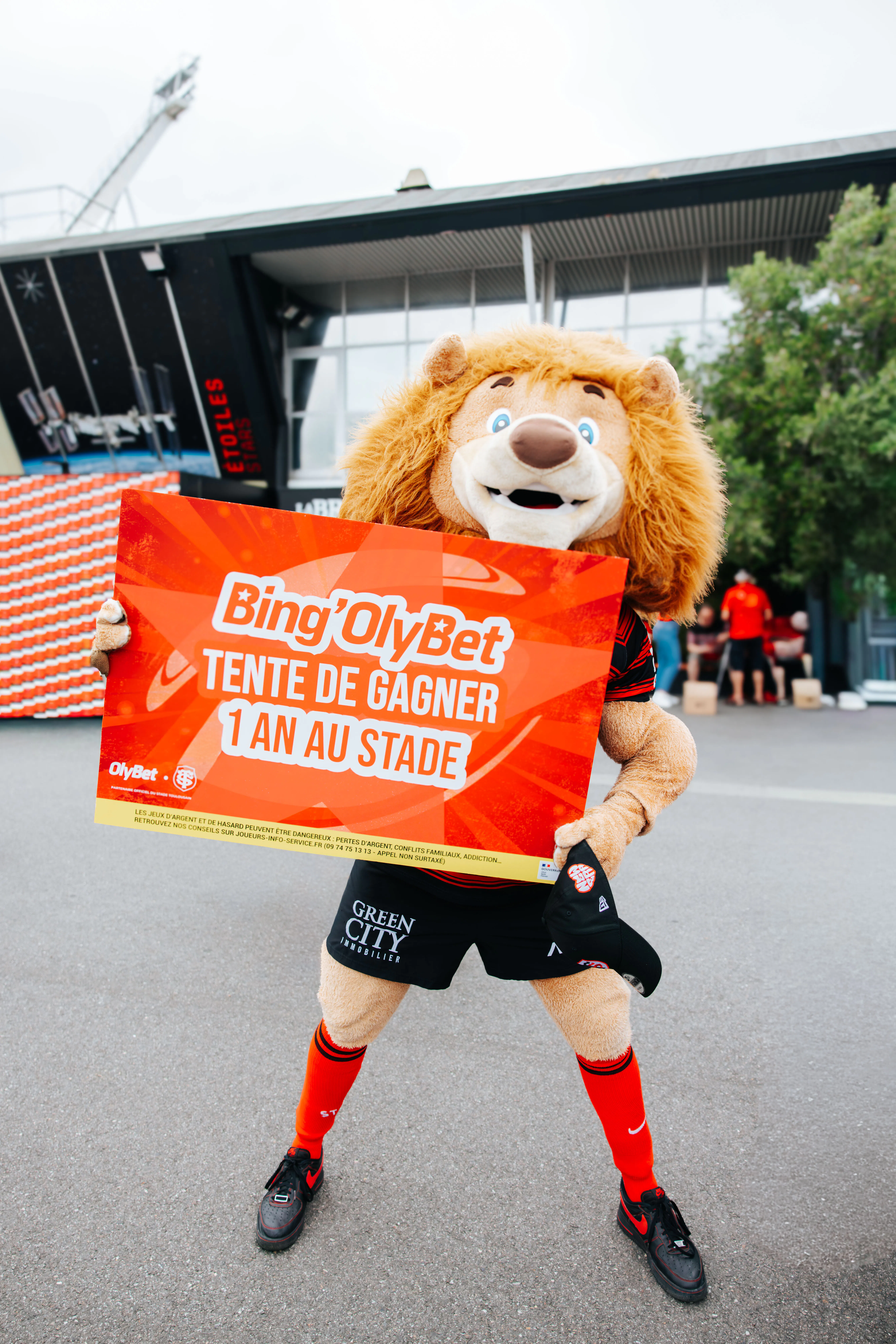 Animateur mascotte pendant l'evenement Bing'olybet par Halloween Agency