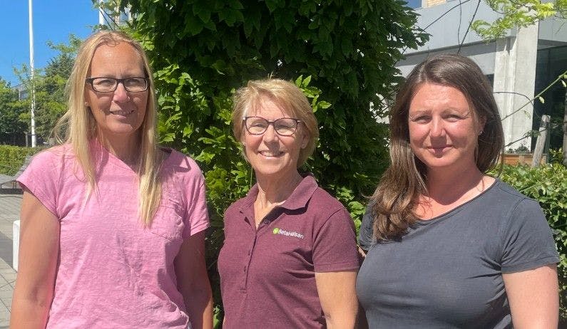 Patricia Cedervall: Områdeschef Företagshälsovård/Verksamhetschef Eva Ekesbo: Tidigare ägare/Verksamhetschef på Beta Hälsan/ HMC Företagshälsan- Lund. Hanna Hultman: VD/CEO HMC Sverige