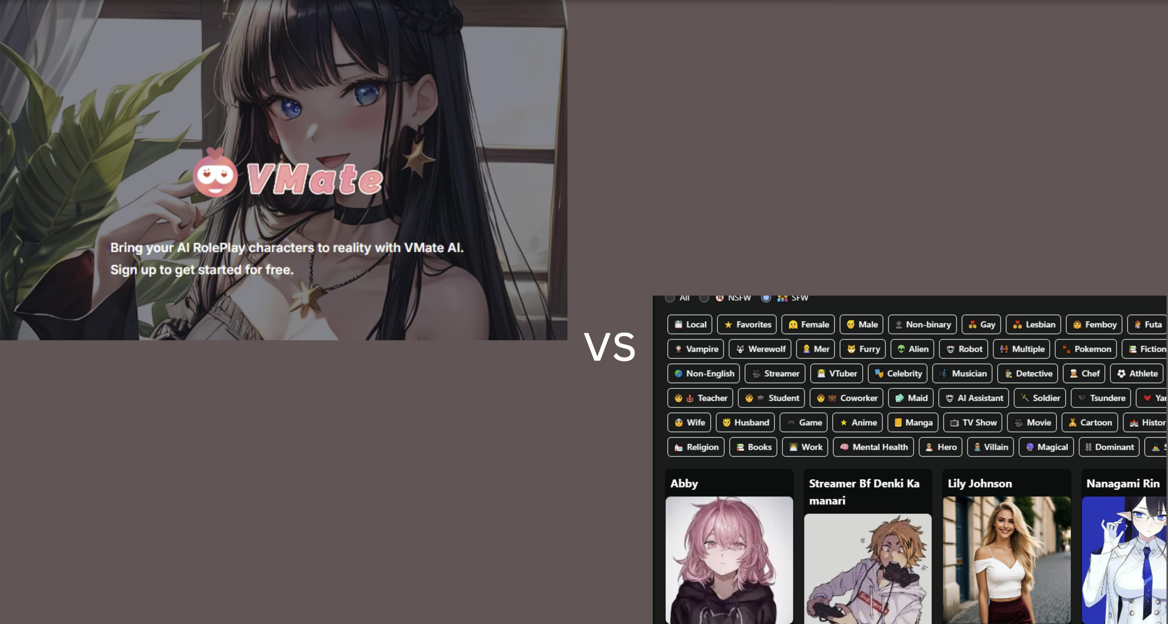 VMate and HammerAI's homepage