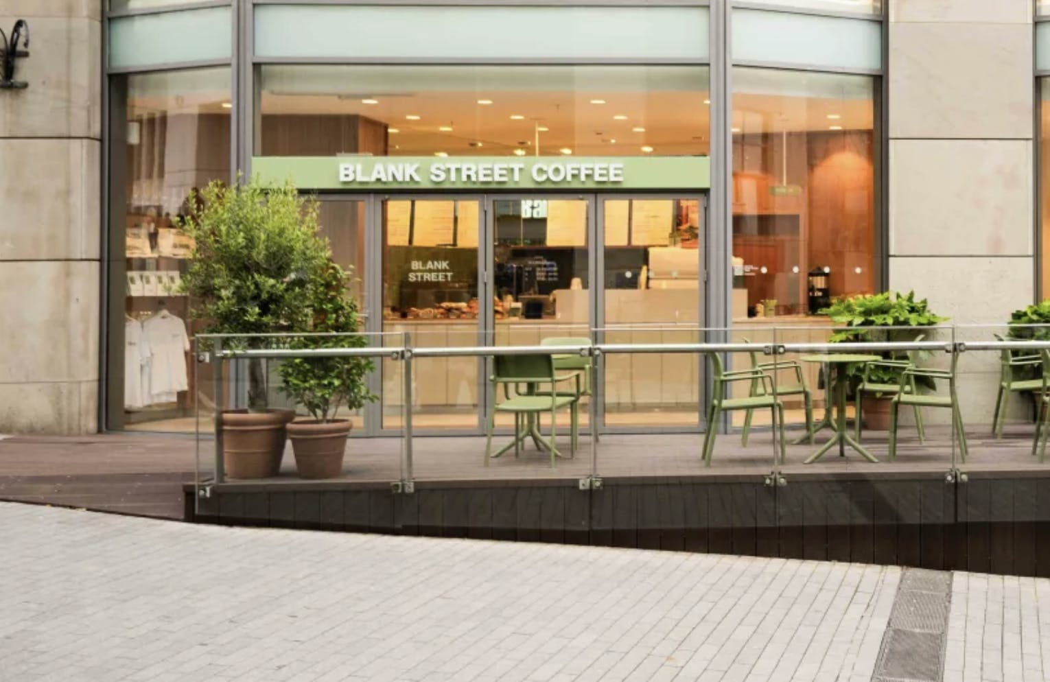 Blank Street in Bullring, Birmingham