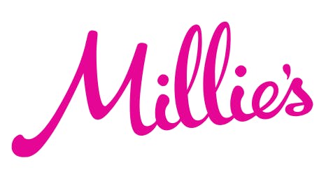 The logo of Millie's Cookies