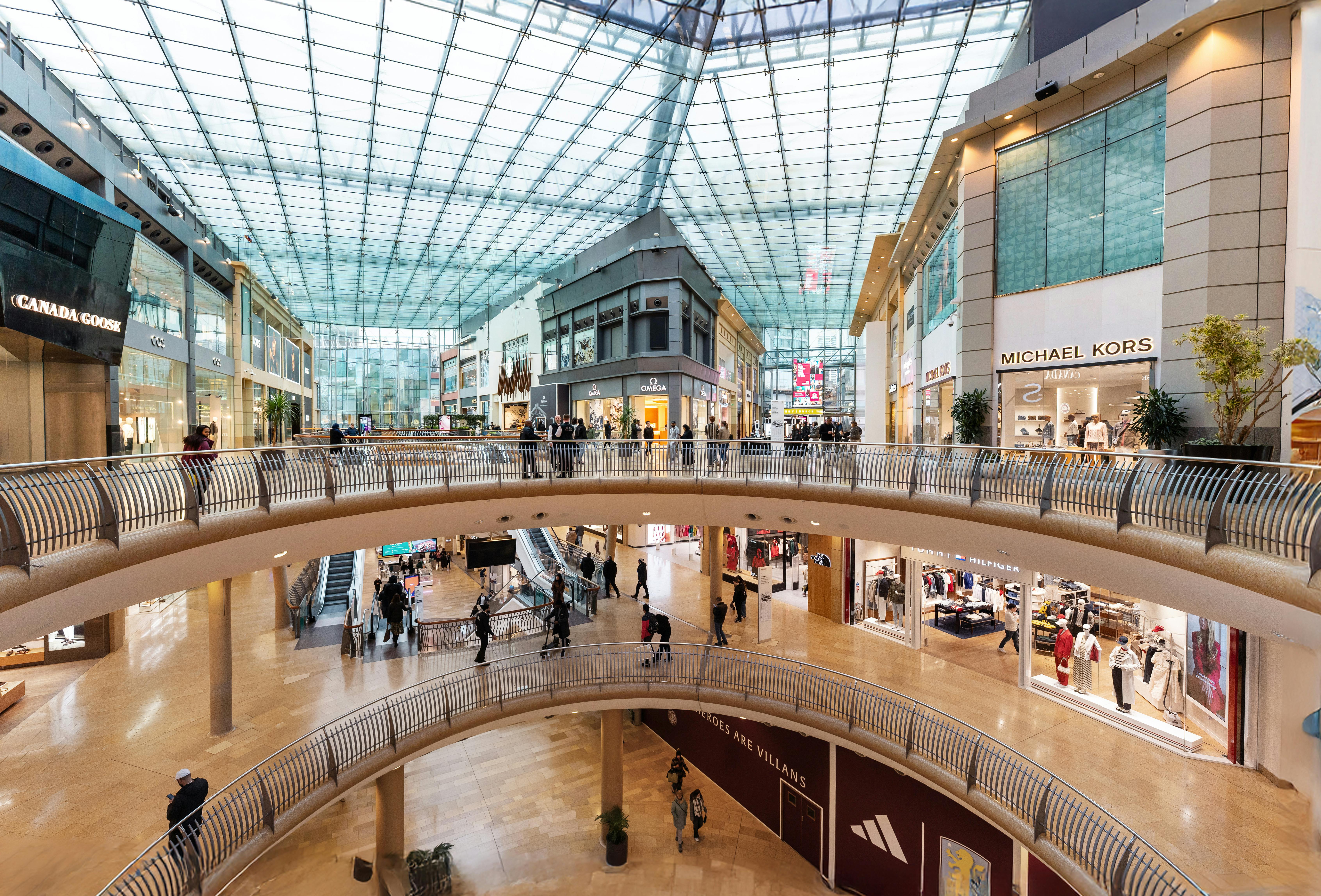 About Bullring's shopping centre.