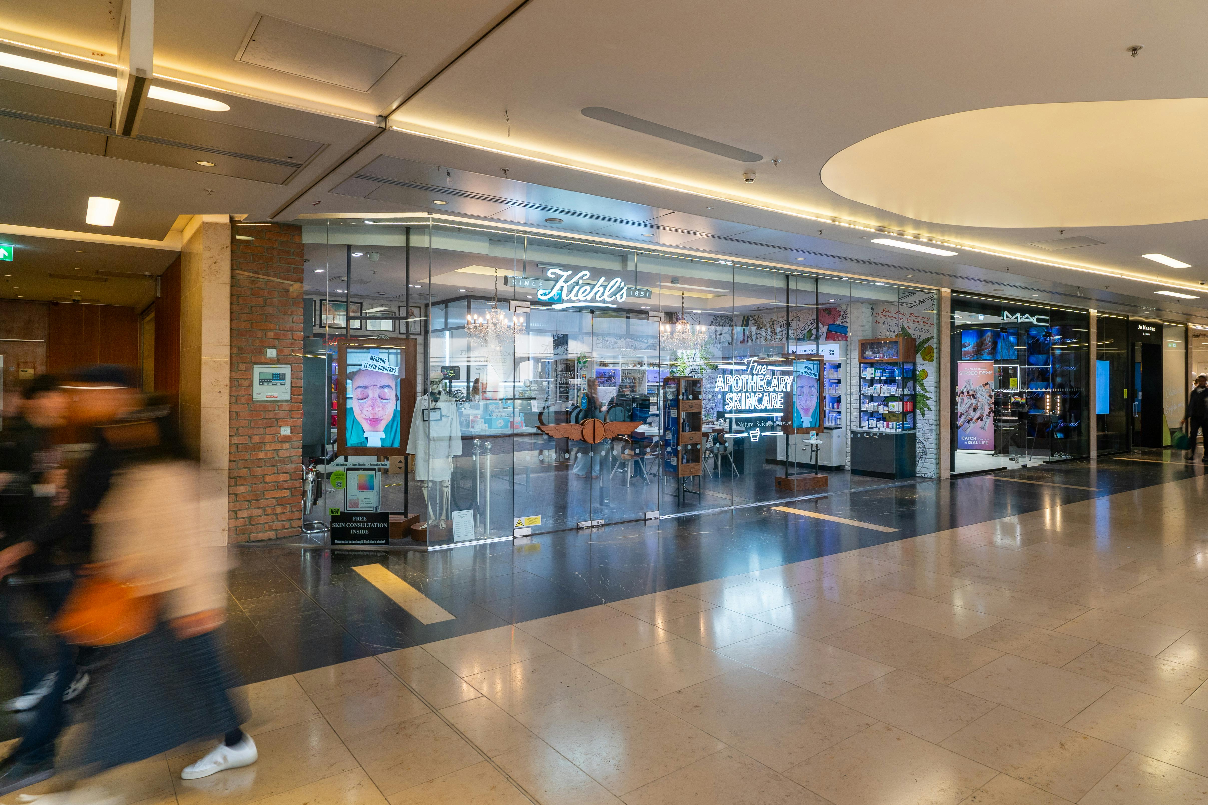 Kiehl's store in Grand Central, Birmingham