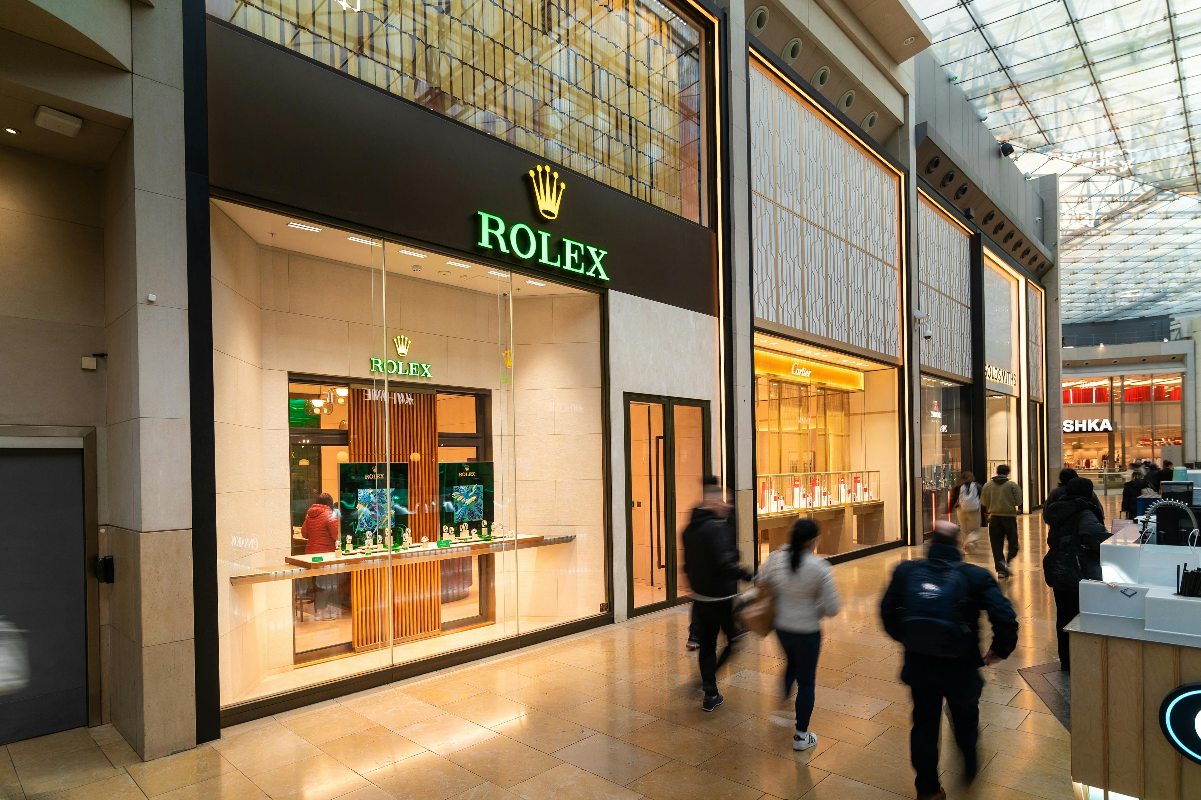 Rolex's store at Birmingham, Bullring
