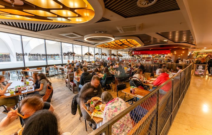 Restaurants, cafes, and bars in Birmingham.